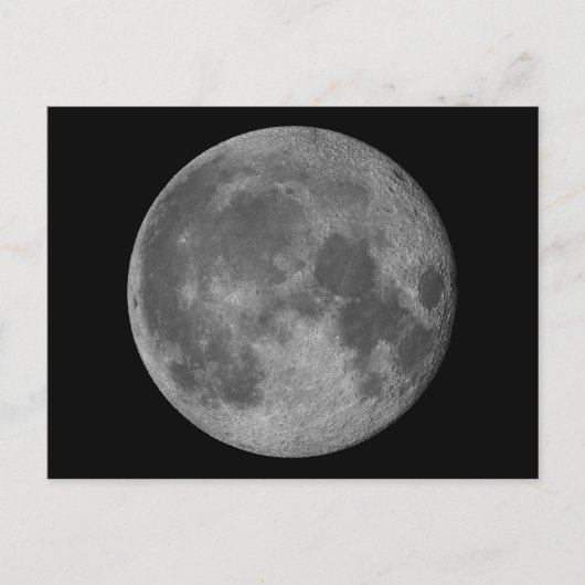 3D mooie maan Briefkaart (Voorkant)