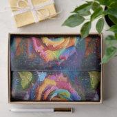 3D Mooie Regenboog Roos Decoupage Tissuepapier (Geschenk)
