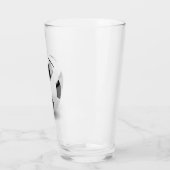 3D mooie voetbal Glas (Links)