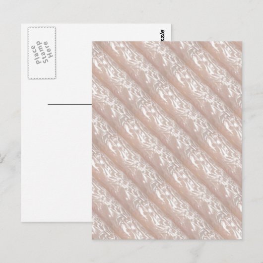 3D Moulding: Ivoor Silken Sparkle Cream basis Briefkaart (Voorkant / Achterkant)