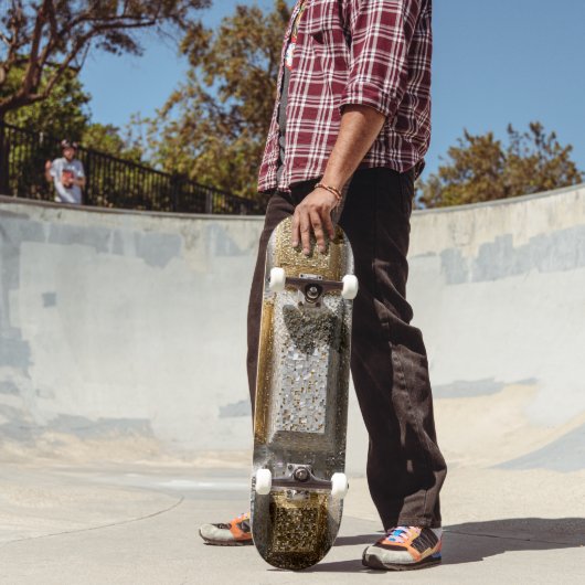 3D Mozaïek Skateboard - Luxe Glitter Geometrisch (Buiten 2)