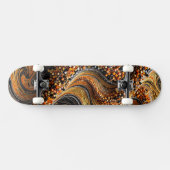 3D Mozaïek Skateboard - Luxe Vortex Kunst Deck (Horizontaal)