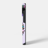3D multi gekleurde zonnebloem iPhone Hoesje (Linkerkant)