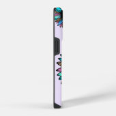 3D multi gekleurde zonnebloem iPhone Hoesje (Rechterkant)
