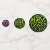 3D Multicolor Leopard Balls Confetti (Voorkanten)