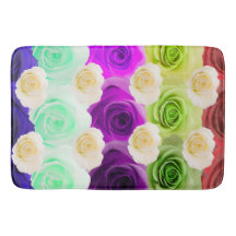 3D Multicolor Roos Large Bath Mat