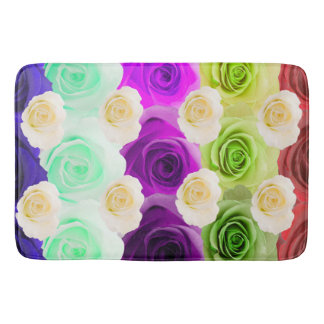 3D Multicolor Roos Large Bath Mat