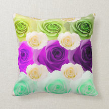 3D Multicolor Roos Pillow