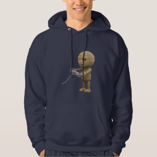 3d-mummy videogamer (om het even welke kleur u als hoodie