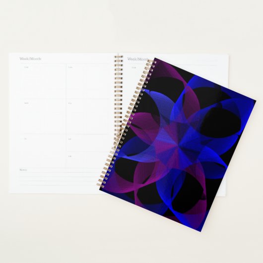 3D naar 2D Cilinder Ring Geometrische Spiraal Plan Planner (Display)