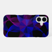 3D naar 2D Geometrische Cilinder iPhone 16 Hoesje (Achterkant horizontaal)