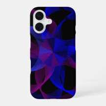 3D naar 2D Geometrische Cilinder iPhone 16 Hoesje