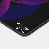 3D naar 2D geometrische cilinderring Muismat mat (Hoek)