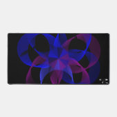 3D naar 2D geometrische cilinderring Muismat mat (Voorkant)