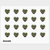 3D Natuur Terrarium Hart Waterval Sticker (Vel)