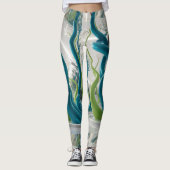 3D-Natuur voor afdrukken Leggings (Voorkant)