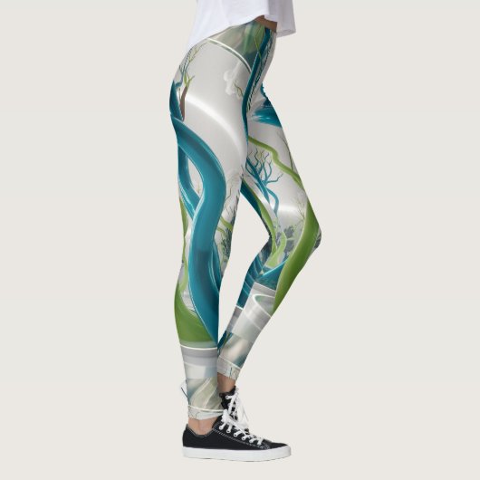 3D-Natuur voor afdrukken Leggings (Rechts)