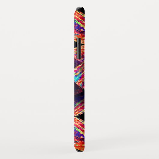 3D Neon Heart iPhone / iPad case (Achterkant/rechts)