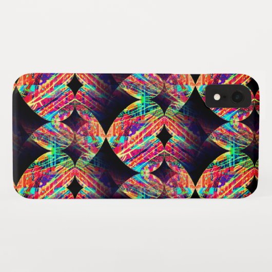 3D Neon Heart iPhone / iPad case (Achterkant (horizontaal))