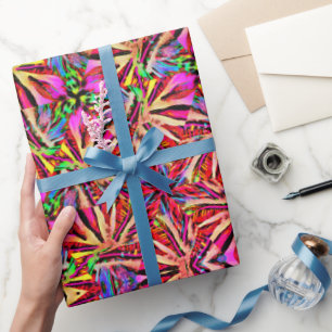 3D Neon hoeken inpakpapier