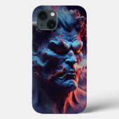 3D neonroken demon ziel zwart Case-Mate iPhone Case (Achterkant)