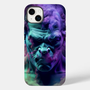 3D neonroken demon ziel zwart Case-Mate iPhone 14 Plus Hoesje