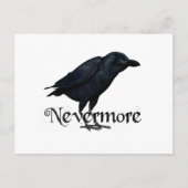 3D Nevermore Raven Briefkaart (Voorkant)