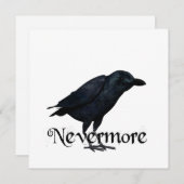 3D Nevermore Raven Kaart (Voorkant / Achterkant)