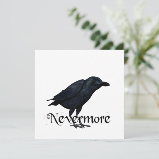 3D Nevermore Raven Kaart (Staand voorkant)
