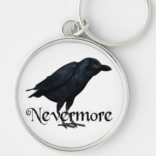 3D Nevermore Raven Sleutelhanger (Voorkant)