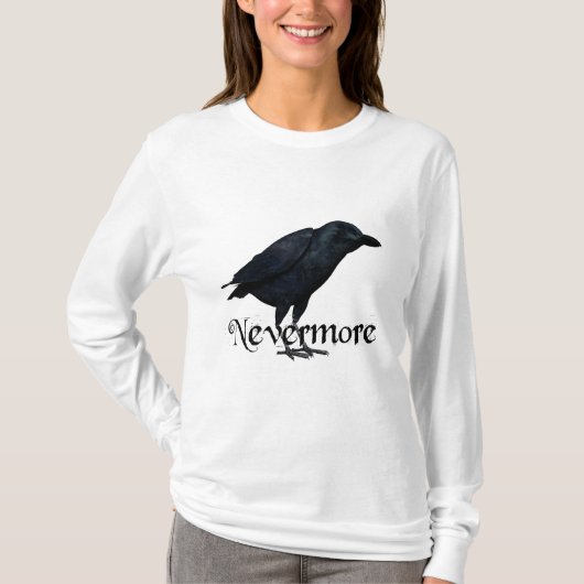 3D Nevermore Raven T-shirt (Voorkant)