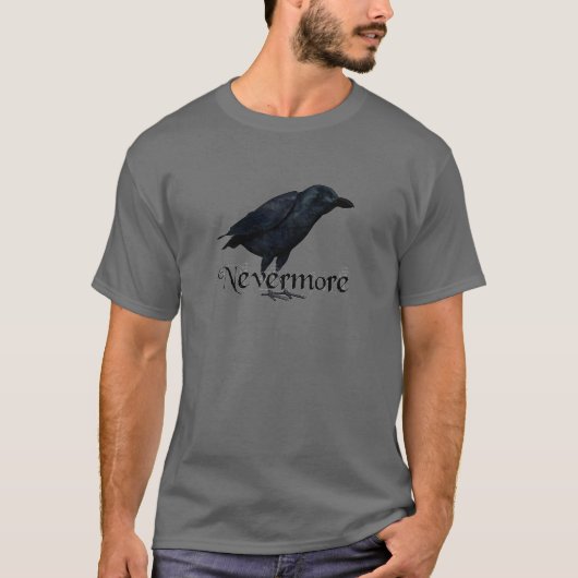 3D Nevermore Raven T-shirt (Voorkant)