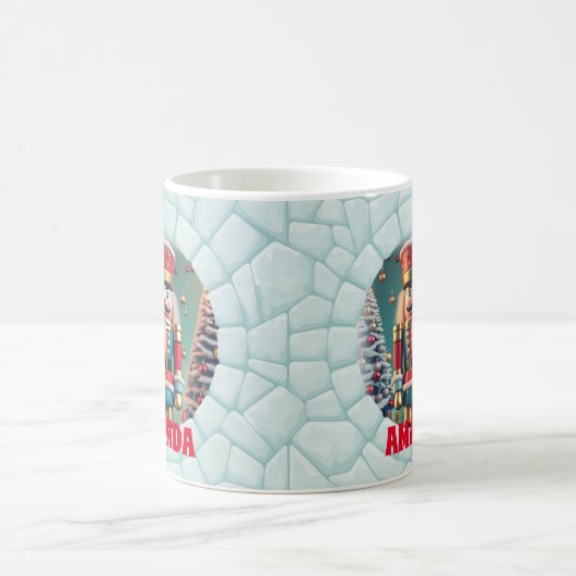 3D Notenkraker Kerst Custom Kinder Hot Chocolate Koffiemok (Center)