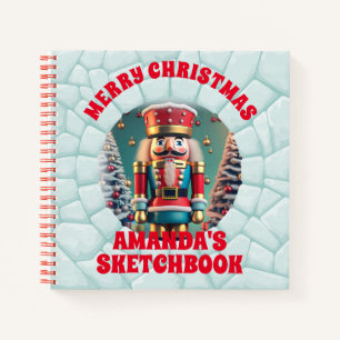 3D Notenkraker Kerst Gepersonaliseerde Kinderen Notitieboek