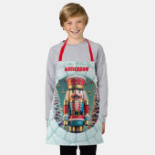 3D Notenkraker Kerst Gepersonaliseerde Kinderen Schort (Gedragen)