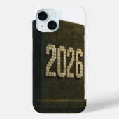  3D Number Design for New Year 2026 Case-Mate iPhone Case (Achterkant)