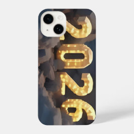 3D Number Design for New Year 2026 iPhone 14 Hoesje