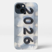  3D Number Design for New Year 2026 iPhone Hoesje (Achterkant)