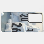  3D Number Design for New Year 2026 Samsung Galaxy Hoesje (Linkerkant)