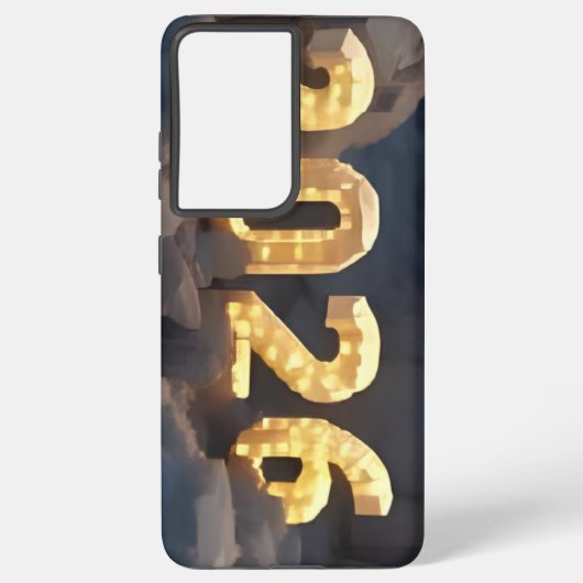  3D Number Design for New Year 2026 Samsung Galaxy Hoesje (Achterkant)