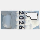  3D Number Design for New Year 2026 Samsung Galaxy Hoesje (Achterkant horizontaal)