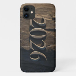 3D-nummerontwerp voor Nieuwjaar 2026 Case-Mate iPhone Case