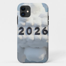 3D Nummerontwerp voor Nieuwjaar 2026 Case-Mate iPhone Case