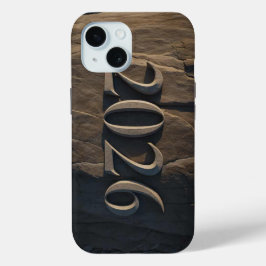 3D-nummerontwerp voor Nieuwjaar 2026 iPhone 15 Case