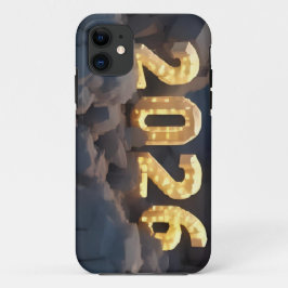 3D-nummerontwerp voor Nieuwjaar 2026 Case-Mate iPhone Case