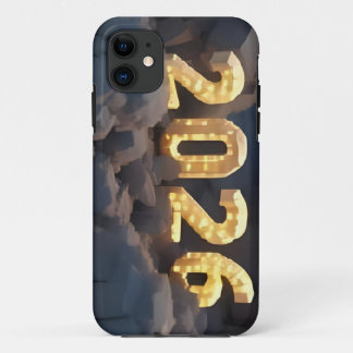 3D-nummerontwerp voor Nieuwjaar 2026 Case-Mate iPhone Case