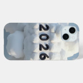 3D nummerontwerp voor Nieuwjaar 2026 Case-Mate iPhone Case (Achterkant (horizontaal))