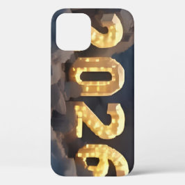 3D-nummerontwerp voor Nieuwjaar 2026 Case-Mate iPhone Case