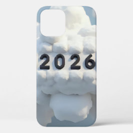 3D-nummerontwerp voor Nieuwjaar 2026 Case-Mate iPhone Case