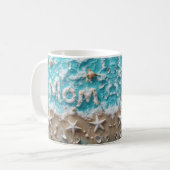 3D Ocean Whisper Moeder Wrap Koffiemok (Voorkant links)